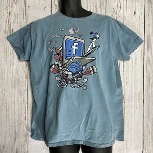 Seafair Seattle Tee T Shirt Adult Size L Blue 100% Ring Spun Cotton Crew Neck